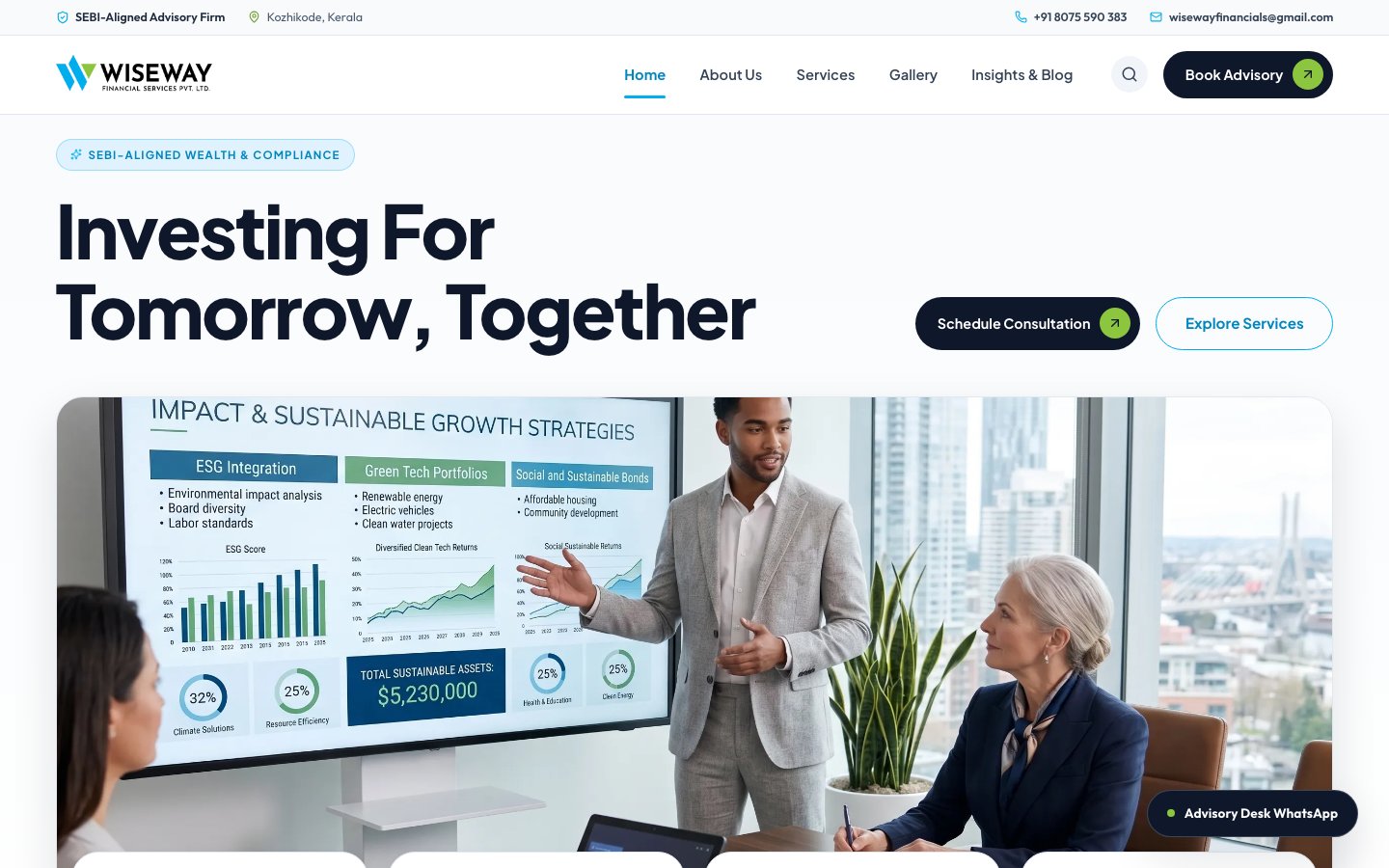 Wiseway Finserv — Web Platform case study by Adam Apps
